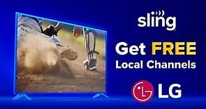 Watch Local Channels for FREE on LG Smart TV's with Sling!