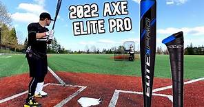 Hitting with the 2022 AXE Elite One Pro | BBCOR Baseball Bat Review