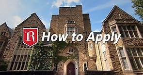 How to Apply to Rhodes - Fall 2023