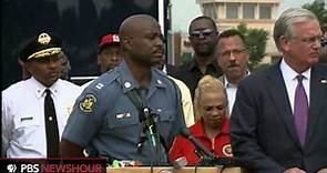 Capt. Ron Johnson and Gov. Jay Nixon talk about protest security in Ferguson