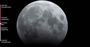 What time is the Full Hunter's Moon lunar eclipse on Oct. 28?