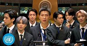 President Moon Jae-in & BTS at the Sustainable Development Goals Moment | United Nations (English)