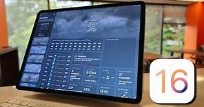 Weather App for iPad Pro M1(iPadOS 16)...