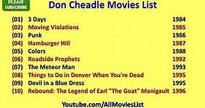 Don Cheadle Movies List
