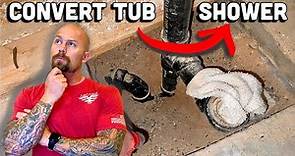 How to Convert a Bathtub to a Walk In Shower