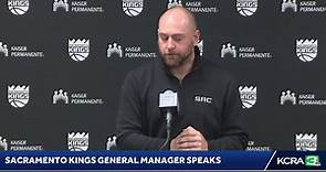 LIVE | Sacramento Kings general manager Monte McNair speaks on season