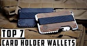 Top 7 Best Card Holder Wallets For Men on Amazon 2024