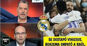 ANÁLISIS Real Madrid GOLEÓ con triplete de Vinicius. Benzema, HISTÓRICO ante el Levante | ESPN FC