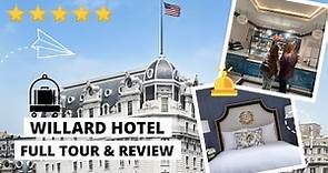 Willard InterContinental Washington D.C. Hotel Tour & Review