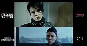 The Girl with the Dragon Tattoo (2009/2011) side-by-side visual comparison