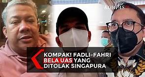 Kompak! Fadli Zon dan Fahri Hamzah Bela UAS yang Ditolak Singapura