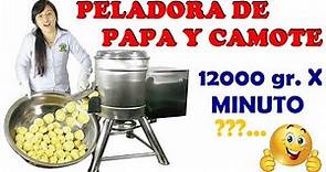Maquina Peladora de Papas Industrial (PELADORA DE PAPAS ELÉCTRICA 2019 ) Pelador De Papas /Perú
