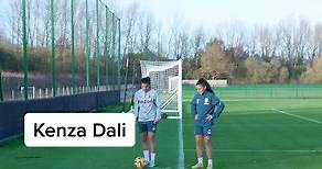 So close at the end! 😂 Aston Villa’s Kenza Dali and Mayumi Pacheco took on the passing accuracy challenge 🎯 #AstonVilla #astonvillawomen #FAWSL #womensfootball #football #wsl #barclayswsl #Villa