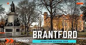 Brantford Walking Tour - October 2021 Ontario Canada - Downtown Brantford 4K vlog