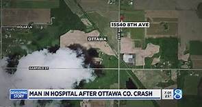 Man in Hospital After Ottawa County Crash