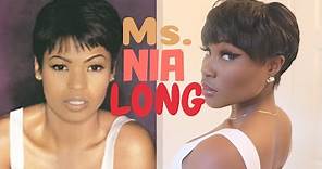 Nia Long Inspired Hairstyle | Short Relaxed Pixie Cut