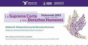 Martes 23 de agosto de 2022. Diplomado "La Suprema Corte y los Derechos Humanos", 2022. Módulo III.