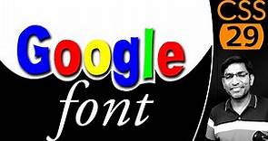 How to use Google Font in CSS-29
