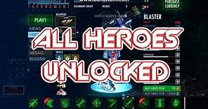 FREEFALL TOURNAMENT ALL HEROES UNLOCKED! AND IN ACTION!