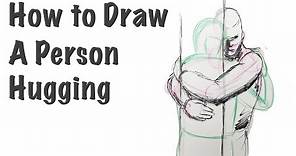 How to Draw a Person Hugging (with instruction)