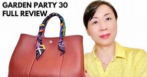 HERMES GARDEN PARTY 30 REVIEW// Wear & Tear, Pros &Cons // Worth to purchase?//(Request Video)