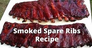 Spare Ribs Recipe - How To Smoke Spare Ribs