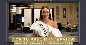 Miss Universe Australia FULL Closed Door Interview (71st MISS UNIVERSE)