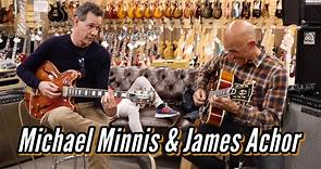 Michael Minnis & James Achor jamming at Norman's Rare Guitars