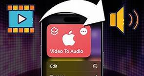 How To Convert Video To Audio On iPhone