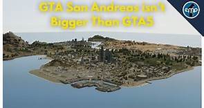 GTA San Andreas vs GTA5 Map Size Comparison (As Defined by Rockstar)