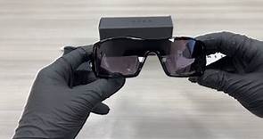 Oakley Oil-Rig OO9081 03-460 Polished Black-Warm Gray Sunglasses