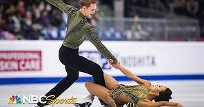 Scorching "snake charmer" free dance captures U.S. championship for Chock and Bates | NBC Sports