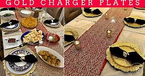 Gold Charger Plates | Add Glamour to Your Table Setting
