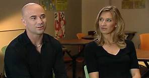 Andre Agassi and Steffi Graf on INSIDE SPORT (BBC) - PART 1 of 3