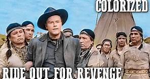 Ride Out for Revenge | COLORIZED | Rory Calhoun | Western Movie in Full Length