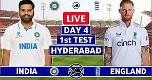 India v England 1st Test Day 4 Live Scores | IND v ENG Test Live Scores & Commentary | India Bowling