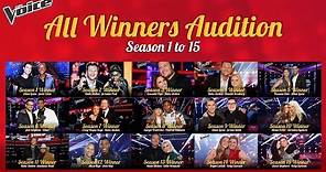 All The Voice Winners Season 1-15