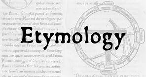 Etymology: Some History of Proto-Indo-European