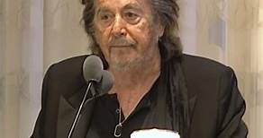 Al Pacino addresses the crowd at AFI AWARDS 2022