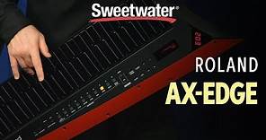 Roland AX-Edge 49-Key Keytar Synth Demo — Daniel Fisher