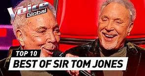 BEST moments of coach Sir TOM JONES on The Voice