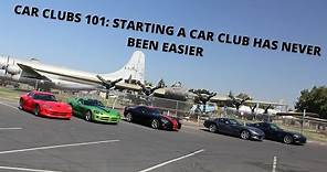 Car Clubs 101: Starting a Car Club