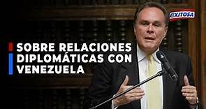 🔴🔵Harold Forsyth: “En honor a la verdad, el Perú nunca rompió relaciones diplomáticas con Venezuela”