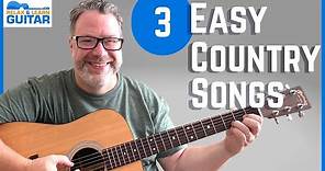 Learn These FUN Country Songs Using Just 4 Chords - Beginner Guitar
