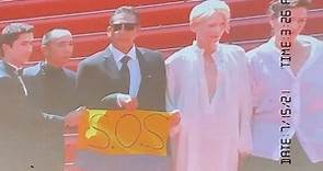 Tilda Swinton arrives on the Cannes red carpet with co-stars