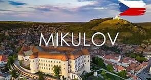 Mikulov (Czech Republic) from drone 4K