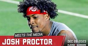 Josh Proctor talks about his preparation for his final game in his Ohio State career