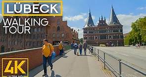 4K LÜBECK - Walking down the Streets of the World Heritage Site - Exploring Cities of Germany