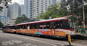 輕鐵751線HELLO KITTY主題列車往天逸行車片段 Light Rail Route 751 to Tin Yat | Rocky's Studio