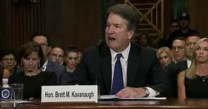 Kavanaugh angry, chokes up during testimony